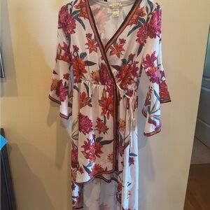 Flying Tomato Floral High Low Dress floral medium